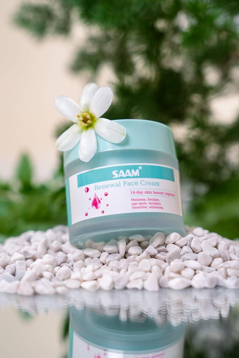 Saam Renewal Face Cream, Remove Wrinkles, Melasma, Freckles, Skin Aging, Dark skin - Buy 1 Get 1 Free